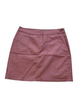 Prana Pink Mini Classic Outdoors Organic Cotton Nikit Skirt Womens 10